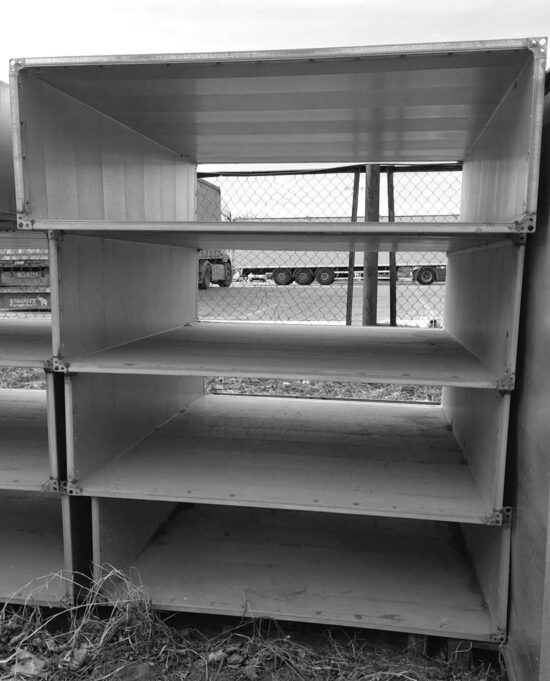 Rectangular ventilation duct 1000 × 300 mm (7 pcs available)